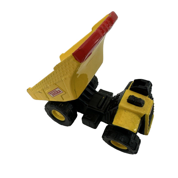 Tonka Hasbro 2005 Dump Truck Toy Yellow/Red‎ 2.5" Long Plastic/Diecast Maisto - Picture 3 of 9